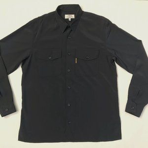 ARMANI black button up shirt